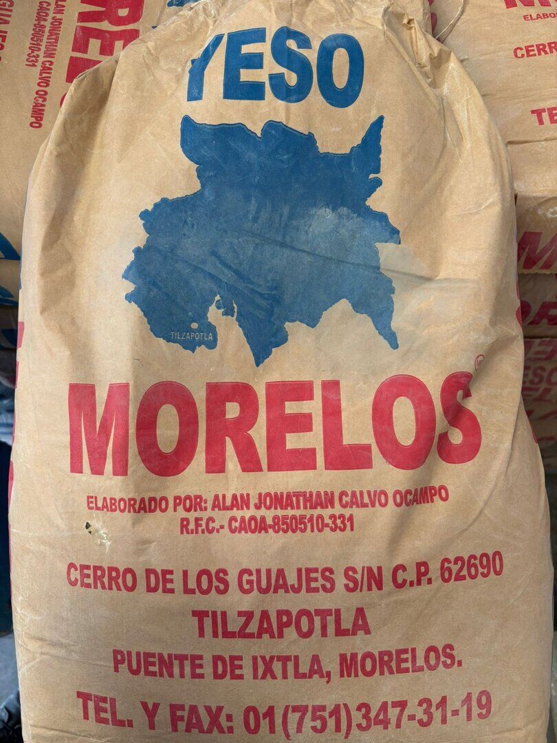 Yeso Amarrado Morelos 34 kg